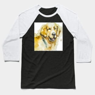 Golden Retriever Watercolor - Gift For Dog Lovers Baseball T-Shirt